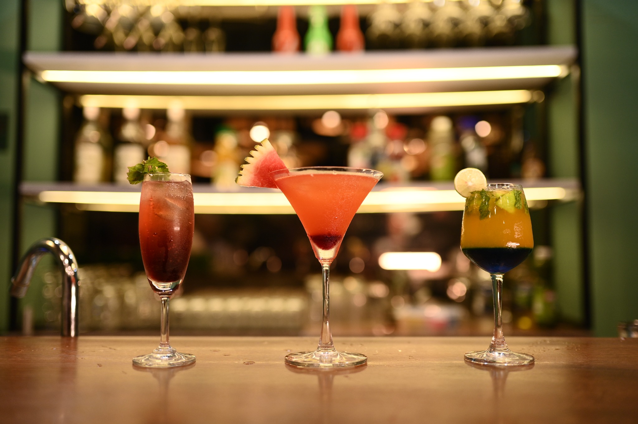 Mocktails and drinks at Orange's Barbeque Smoke House